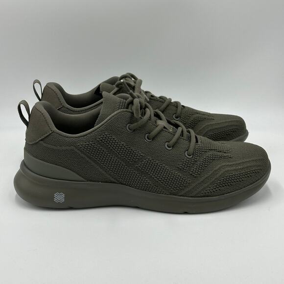 NWT FLX Tarmac Green Dynamic Knit Air Foam Training Dart Sneakers Mens Size 9.5 - Picture 6 of 15